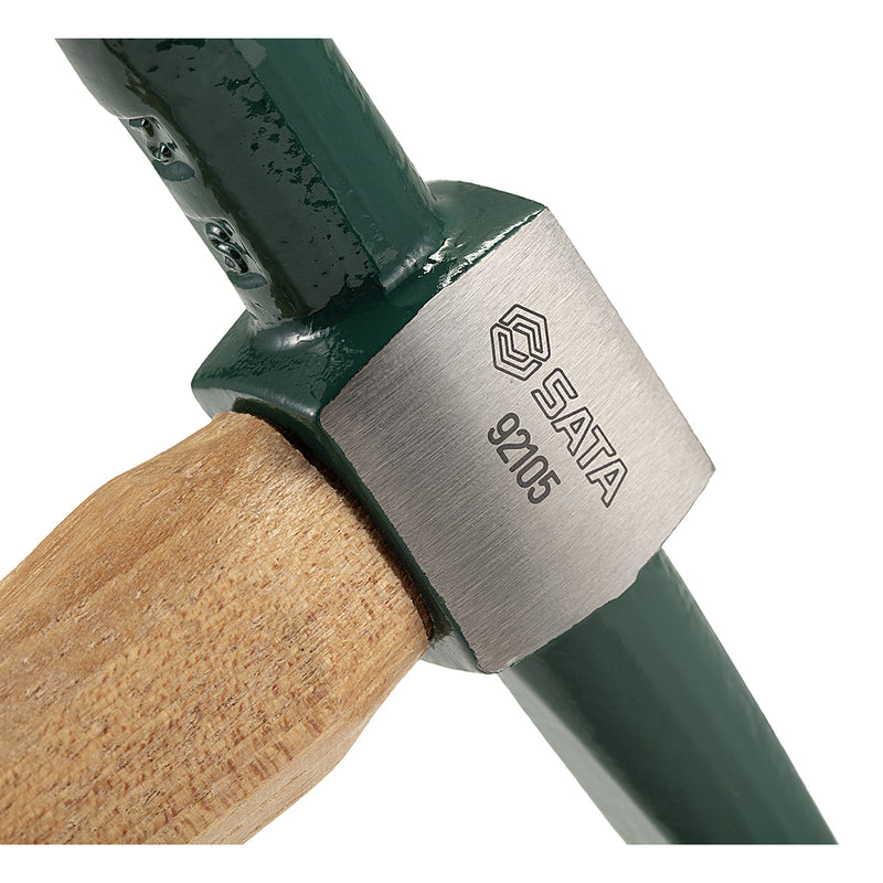Búa gò kim loại, cán gỗ Hickory SATA 92105 chiều dài 330mm, trọng lượng 305g