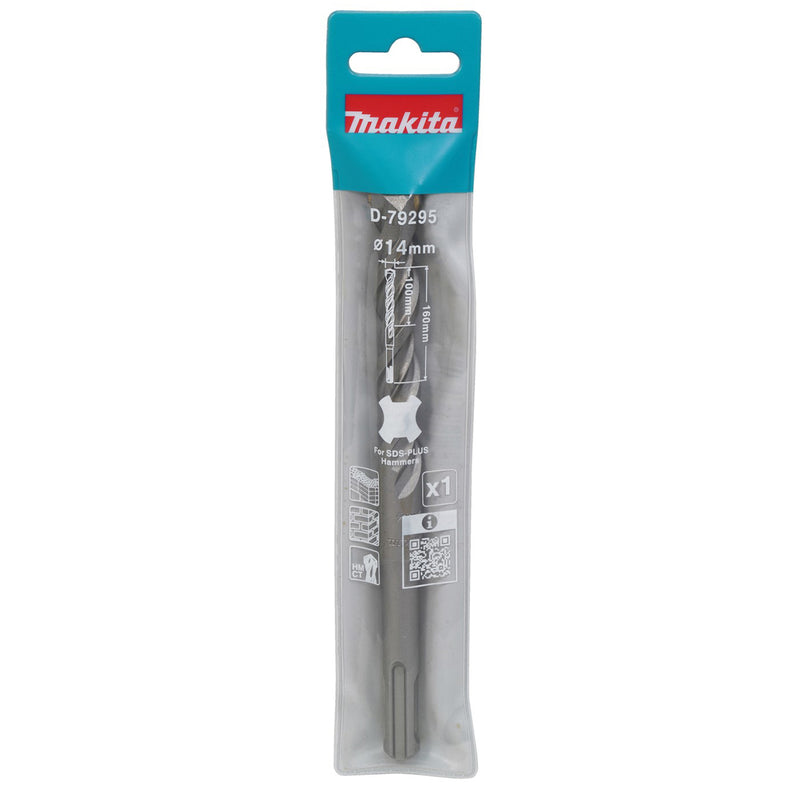 Mũi khoan bê tông Makita đường kính mũi từ 6mm - 16mm, đuôi gài SDS-Plus
