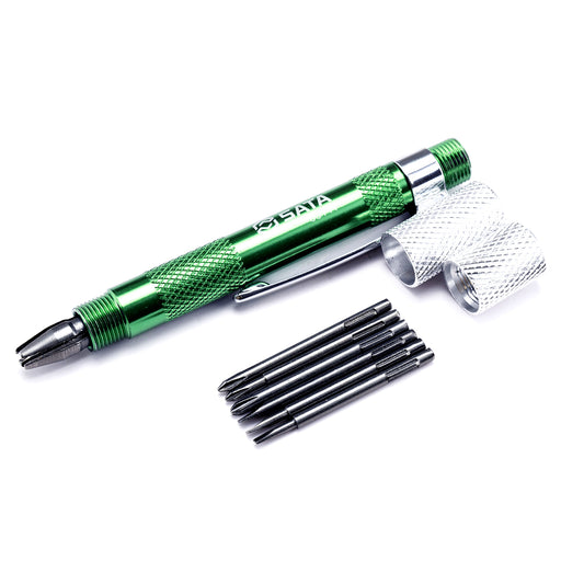 Bộ tua vít điện tử SATA 03141 đa năng 6 trong 1, sửa chữa điện thoại, laptop