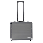 Vali dụng cụ nhôm SATA 03621 24 inch có bánh xe, khóa đôi, vách ngăn tùy chỉnh, chống va đập.