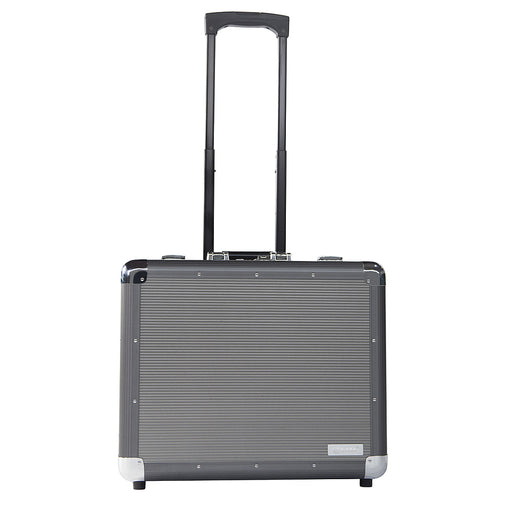 Vali dụng cụ nhôm SATA 03621 24 inch có bánh xe, khóa đôi, vách ngăn tùy chỉnh, chống va đập.