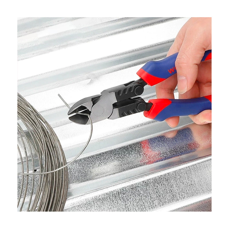 Kìm cắt loại tốt, thiết kế kiểu mới giúp tiết kiệm lực bóp, dài 7 inch (175mm) Workpro WP231090