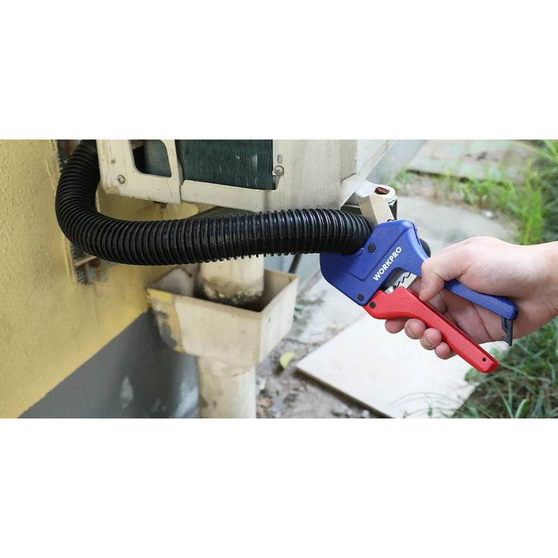 Dao cắt ống nhựa cao cấp Workpro, tiết diện cắt từ 42mm - 60.5mm