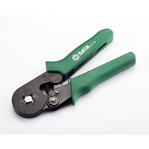 Kìm bấm cos pin SATA 91118 180mm, kìm bấm cos tự động ép vuông, bấm dây điện 0.08-10mm².