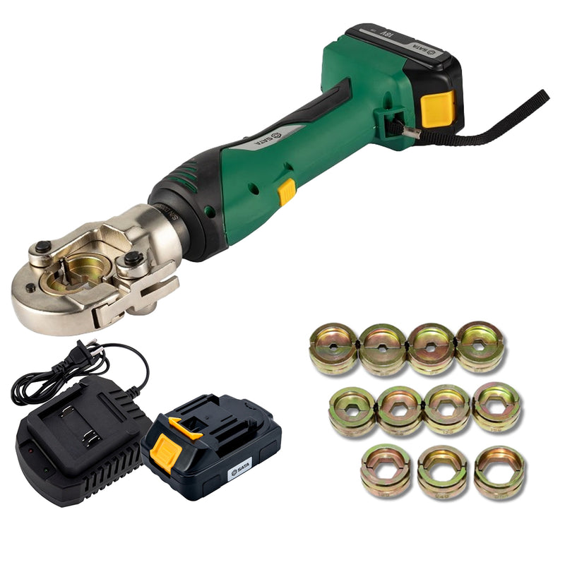 Máy bấm cose thủy lực SATA 51040 dùng Pin 18V, phạm vi sử dụng từ 16mm² – 300mm²