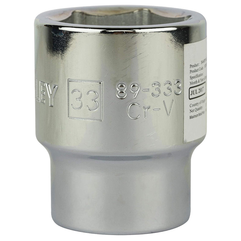 Đầu tuýp 6 cạnh, cốt 3/4 inch Stanley kích thước từ 19mm - 50mm