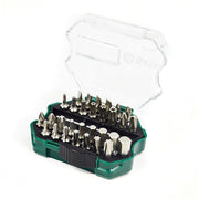 Bộ mũi vặn vít SATA 30 chi tiết 1/4 inch lục giác bao gồm nhiều loại đầu vít thông dụng, chất liệu thép Chrome Vanadium bền bỉ.