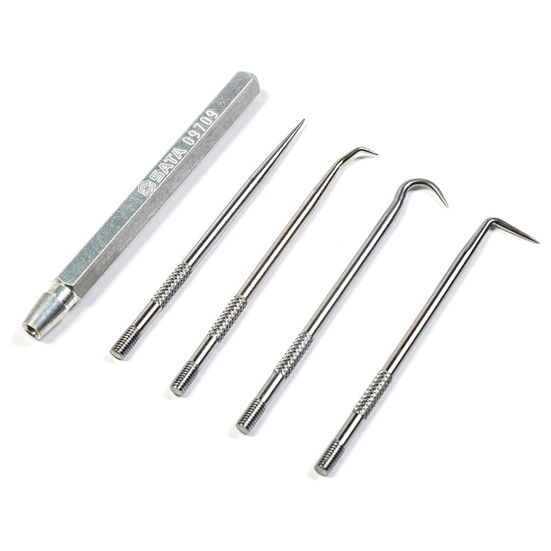Bộ móc gioăng phớt SATA 09709 5 chi tiết thép hợp kim có từ tính