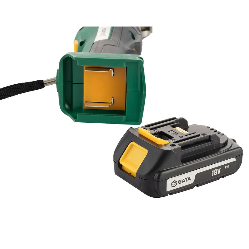 Máy bấm cose thủy lực SATA 51040 dùng Pin 18V, phạm vi sử dụng từ 16mm² – 300mm²