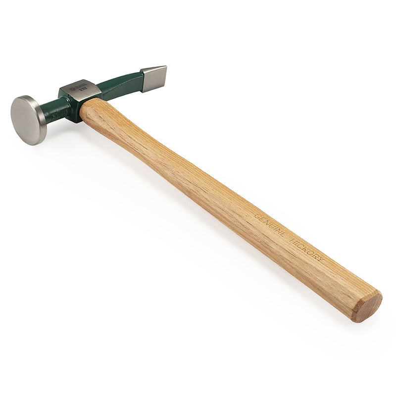 Búa gò kim loại, mũi cong, cán gỗ Hickory SATA 92103 chiều dài 330mm, trọng lượng 305g