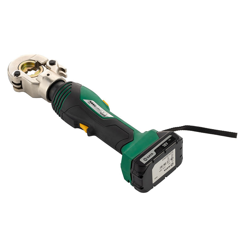Máy bấm cose thủy lực SATA 51040 dùng Pin 18V, phạm vi sử dụng từ 16mm² – 300mm²
