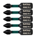 Vĩ 10 mũi vặn vít đầu bake SATA PH1-PH3 đuôi lục giác 1/4 inch 29mm thép S2
