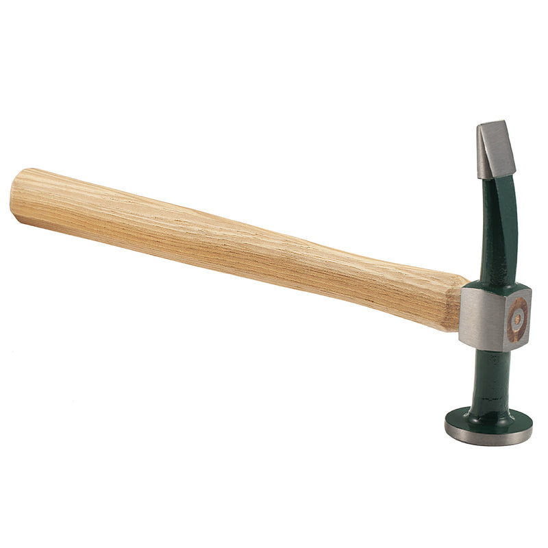 Búa gò kim loại, mũi cong, cán gỗ Hickory SATA 92103 chiều dài 330mm, trọng lượng 305g