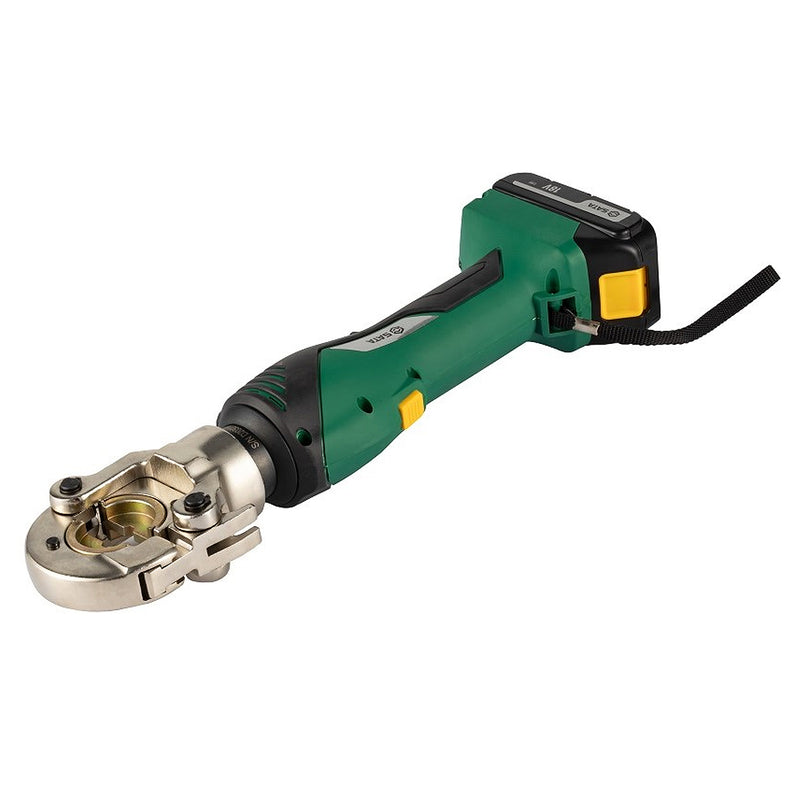 Máy bấm cose thủy lực SATA 51040 dùng Pin 18V, phạm vi sử dụng từ 16mm² – 300mm²
