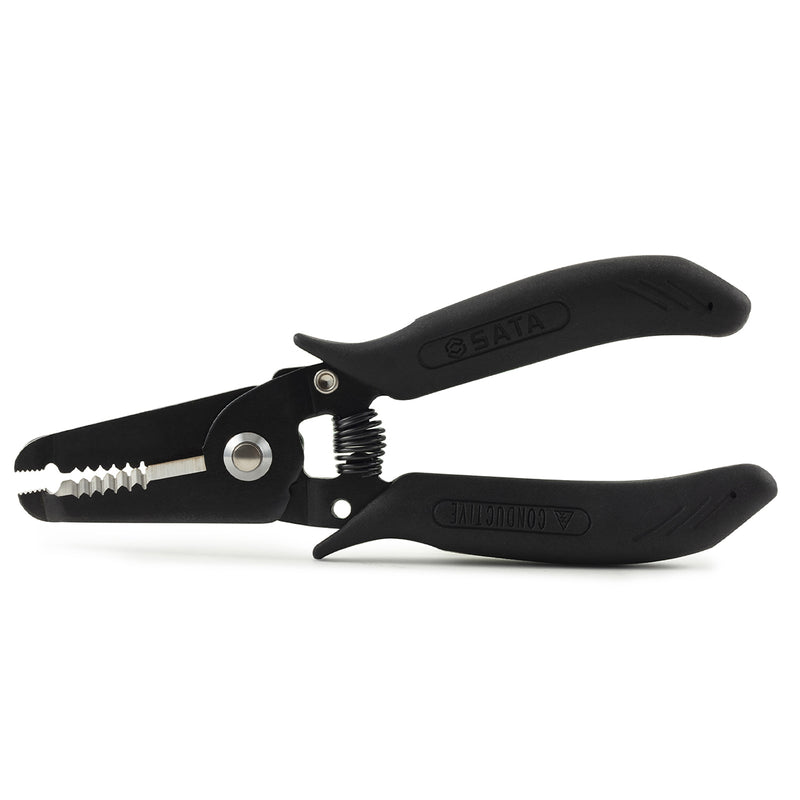 Kìm tuốt dây chống tĩnh điện SATA 150mmESD, bóc vỏ dây chính xác, bảo vệ linh kiện điện tử