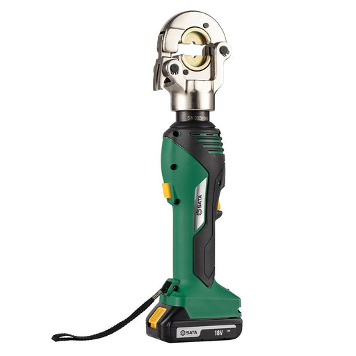 Máy bấm cose thủy lực SATA 51040 dùng pin 18V ép cose 16-300mm²