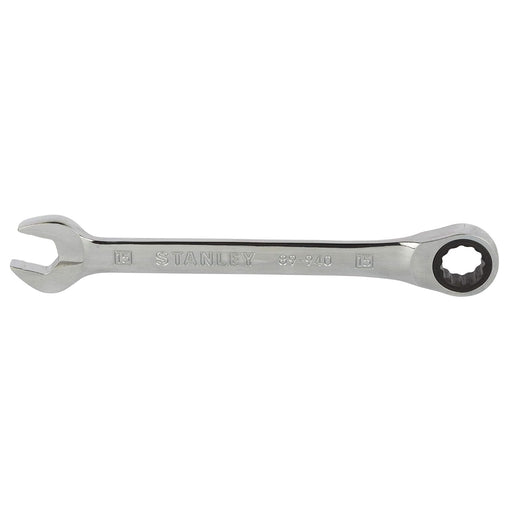 Cờ lê vòng miệng tự động hệ mét Stanley STMT89940-8 kích thước 15mm chất liệu thép Cr-V mạ Full Polished Chrome