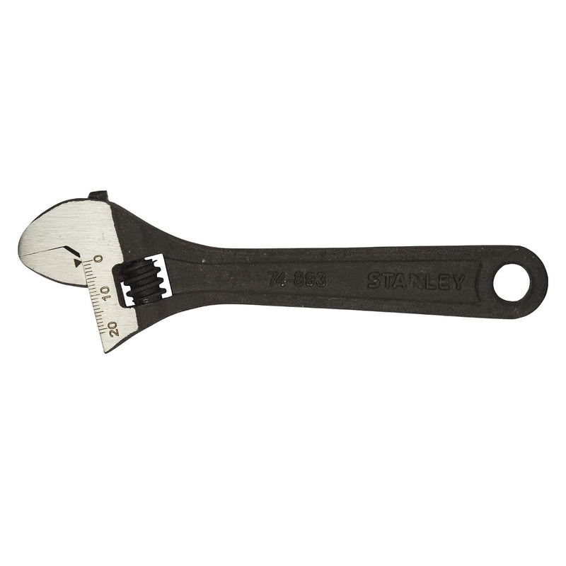 Mỏ lết Stanley STMT74893-8 kích thước 150mm (6 inch) bề mặt phủ Phosphate màu đen chất liệu thép Cr-V rèn nguyên khối