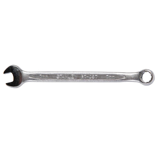 Cờ lê vòng miệng hệ mét Slimline Stanley 87-057 kích thước 7mm gắn trên vỉ treo nhựa màu vàng