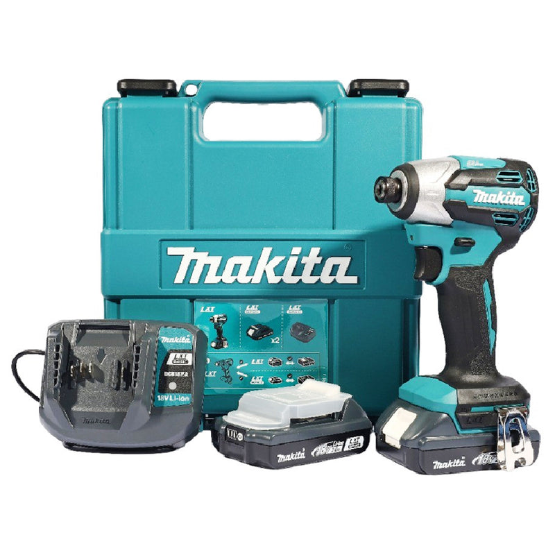 Máy vặn vít Makita DTD158 dùng Pin 18V LXT, đuôi lục giác 6.35mm (1/4 inch)