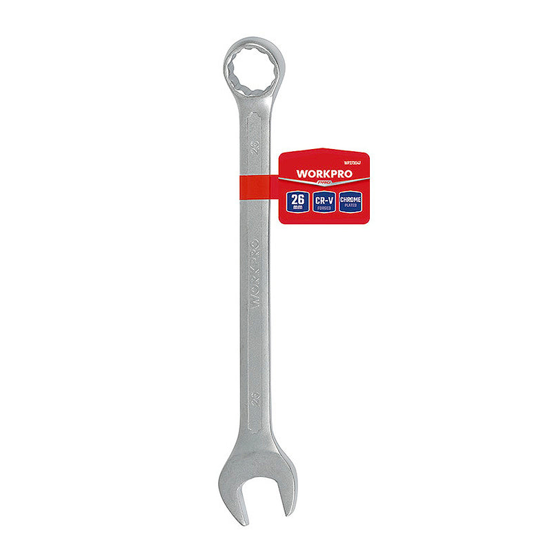 Cờ lê vòng - miệng bằng thép CR-V mạ chrome mờ (6mm-32mm) Workpro