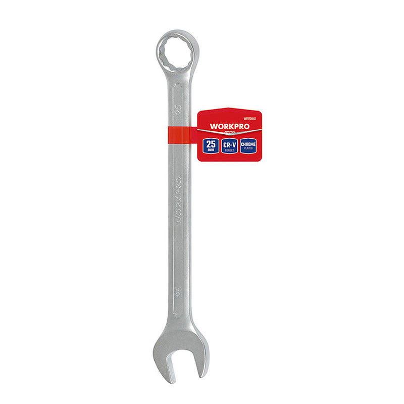 Cờ lê vòng - miệng bằng thép CR-V mạ chrome mờ (6mm-32mm) Workpro