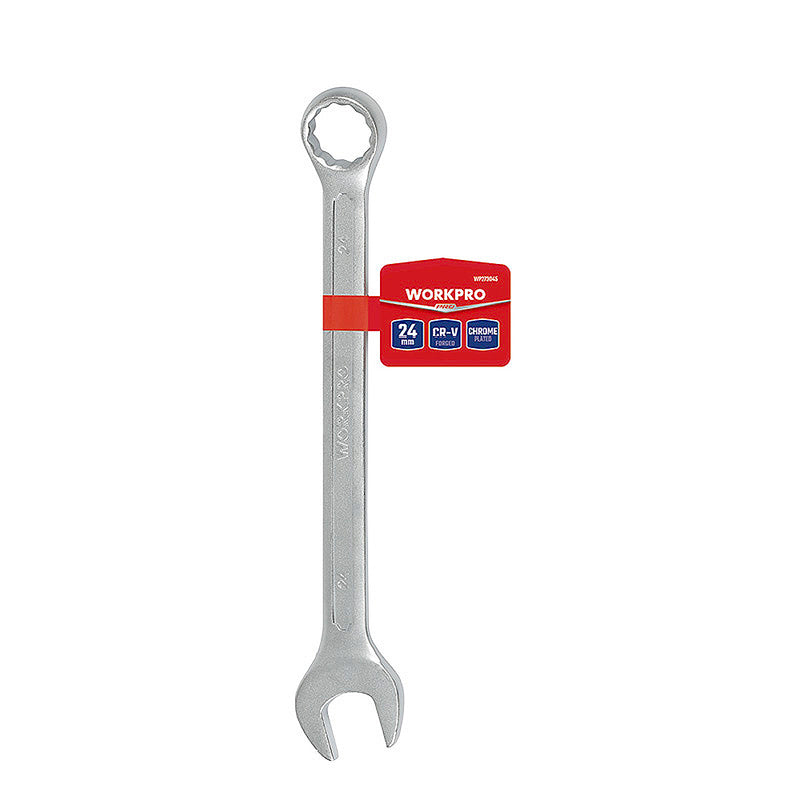 Cờ lê vòng - miệng bằng thép CR-V mạ chrome mờ (6mm-32mm) Workpro