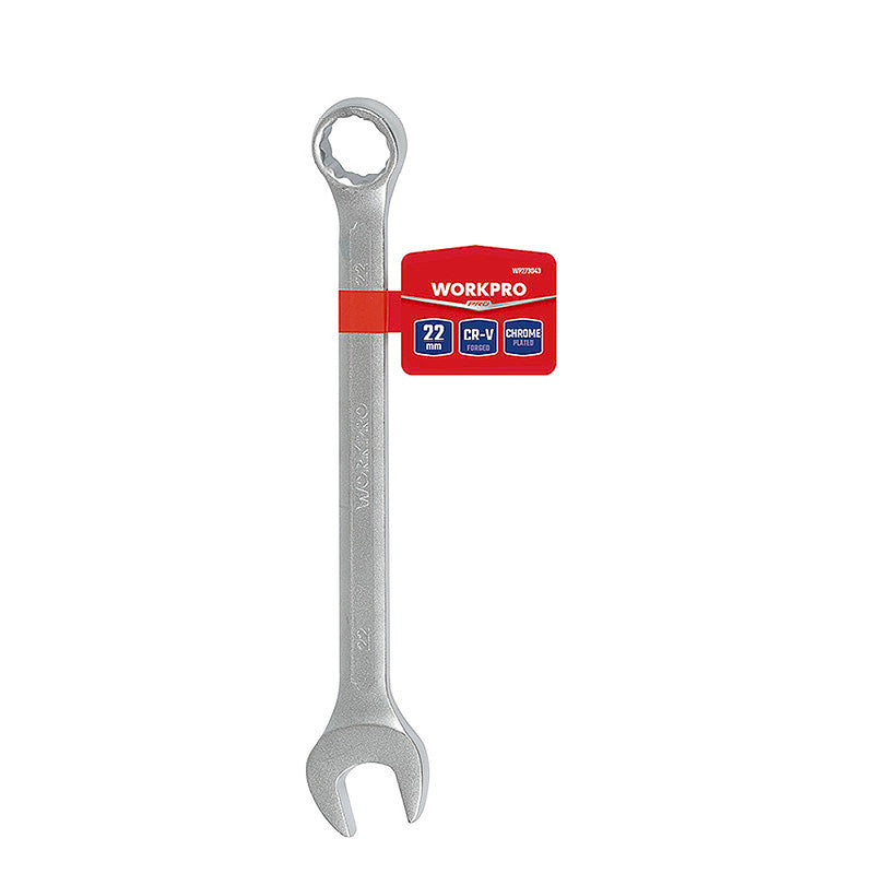 Cờ lê vòng - miệng bằng thép CR-V mạ chrome mờ (6mm-32mm) Workpro