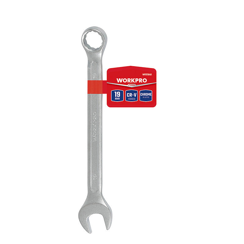 Cờ lê vòng - miệng bằng thép CR-V mạ chrome mờ (6mm-32mm) Workpro