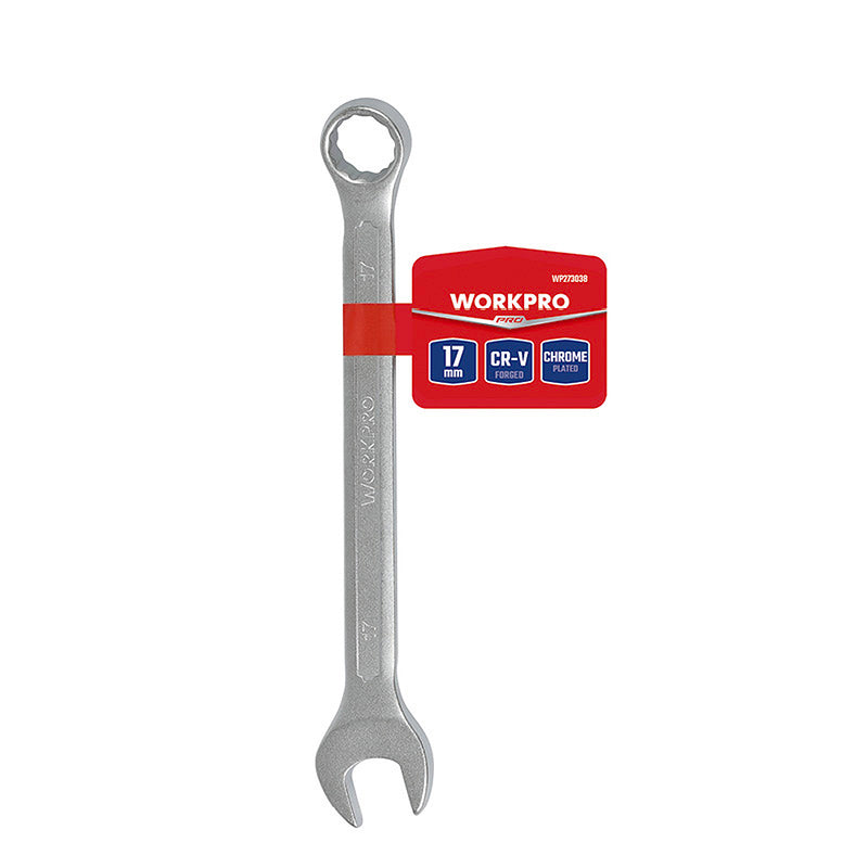 Cờ lê vòng - miệng bằng thép CR-V mạ chrome mờ (6mm-32mm) Workpro