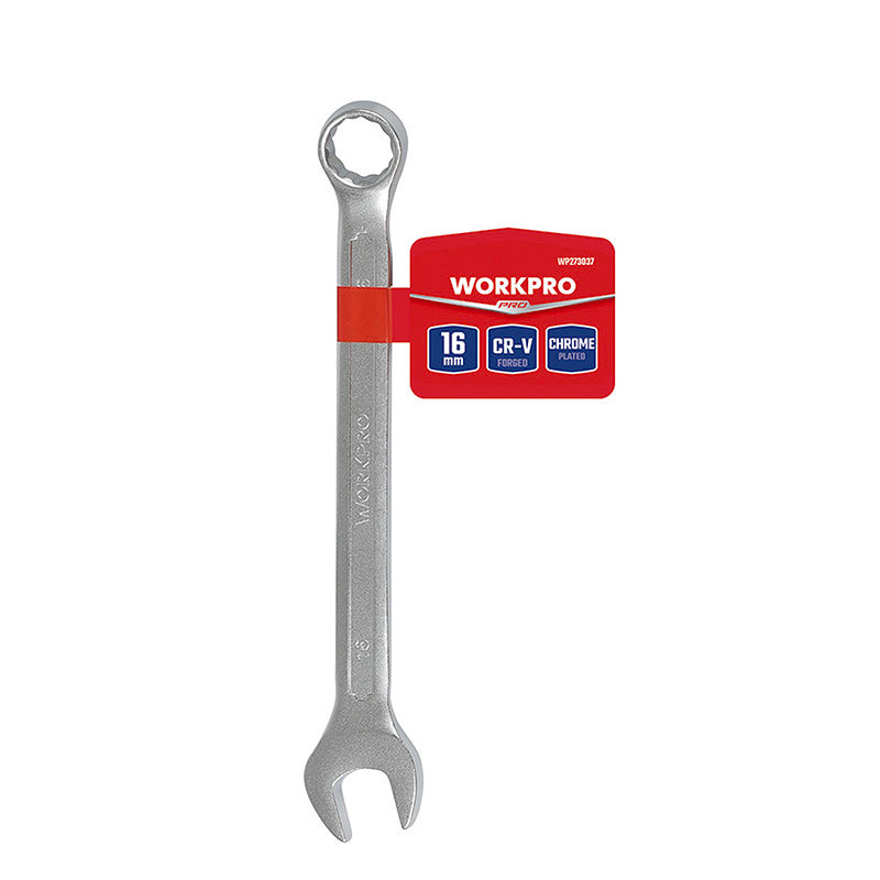 Cờ lê vòng - miệng bằng thép CR-V mạ chrome mờ (6mm-32mm) Workpro