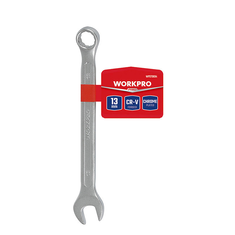 Cờ lê vòng - miệng bằng thép CR-V mạ chrome mờ (6mm-32mm) Workpro