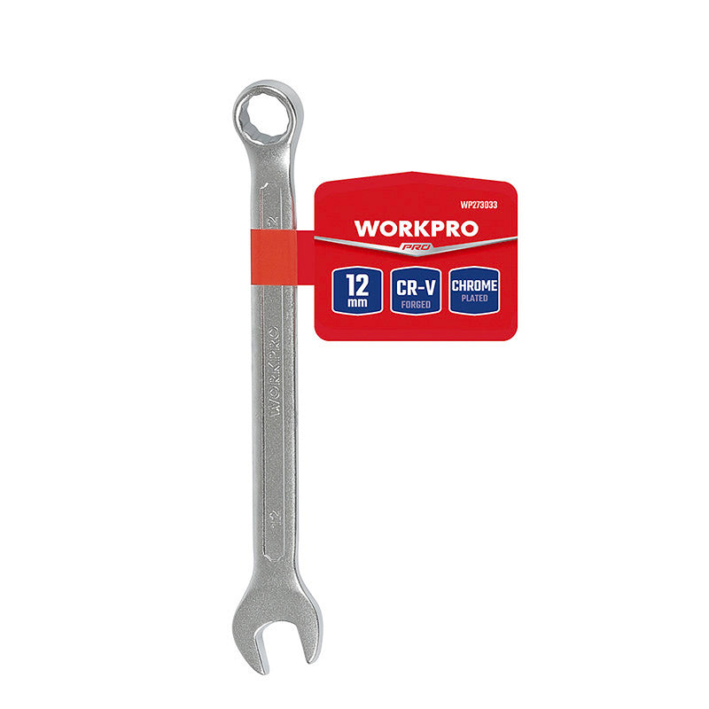 Cờ lê vòng - miệng bằng thép CR-V mạ chrome mờ (6mm-32mm) Workpro