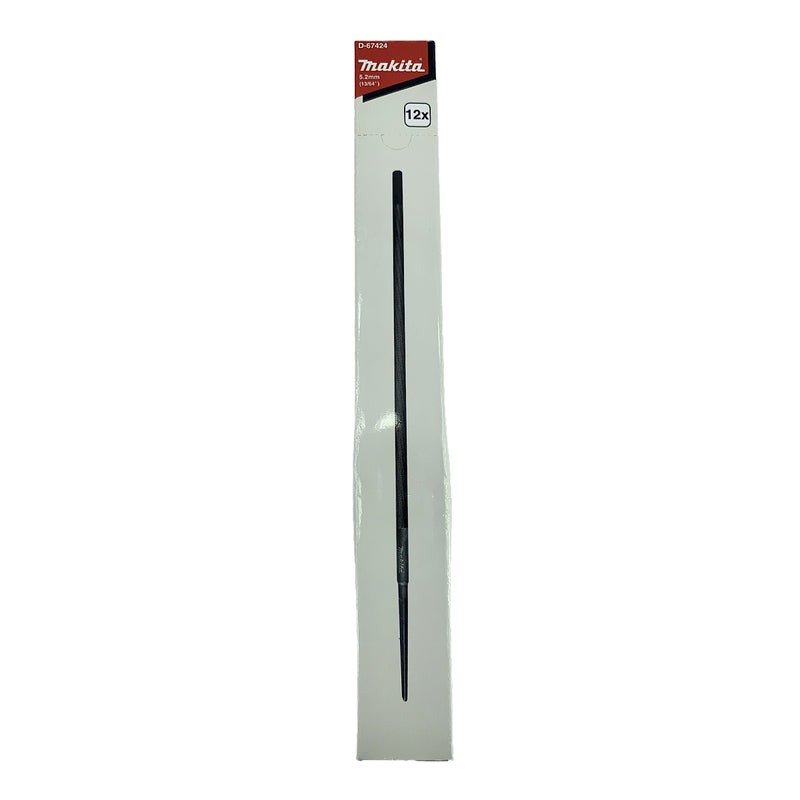 Dũa tròn MAKITA, kích thước 5.2mm (13/64 inch), bộ từ 2 - 12 cái)