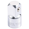 Đầu tuýp chuyển đổi cốt SATA 13950: Adapter 1/2 inch sang 3/4 inch, chất liệu Cr-V, mạ Chrome, có lỗ chốt.
