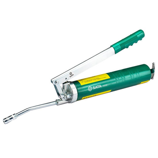 Súng bơm mỡ tay cầm bọc nhựa SATA 97203, dung tích 400cc, áp suất 10.000 PSI