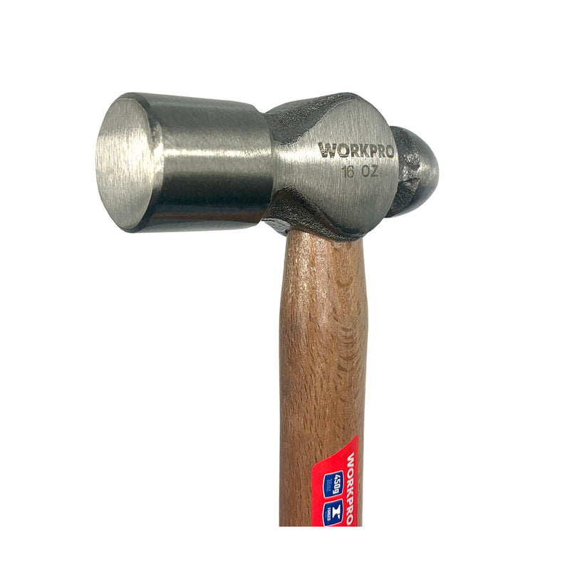 Búa đầu tròn cán gỗ Workpro