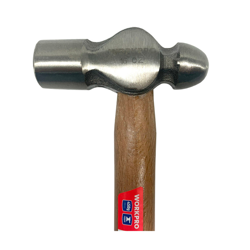 Búa đầu tròn cán gỗ Workpro
