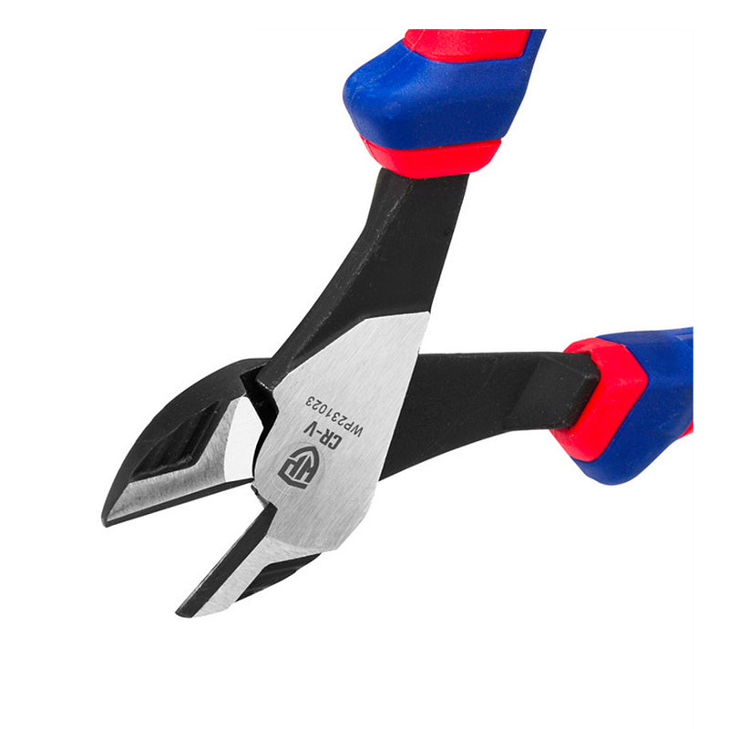 Kìm cắt cao cấp bằng thép CR-V, tay cầm bằng nhựa chống trượt dài 7 inch (180mm) Workpro WP231023