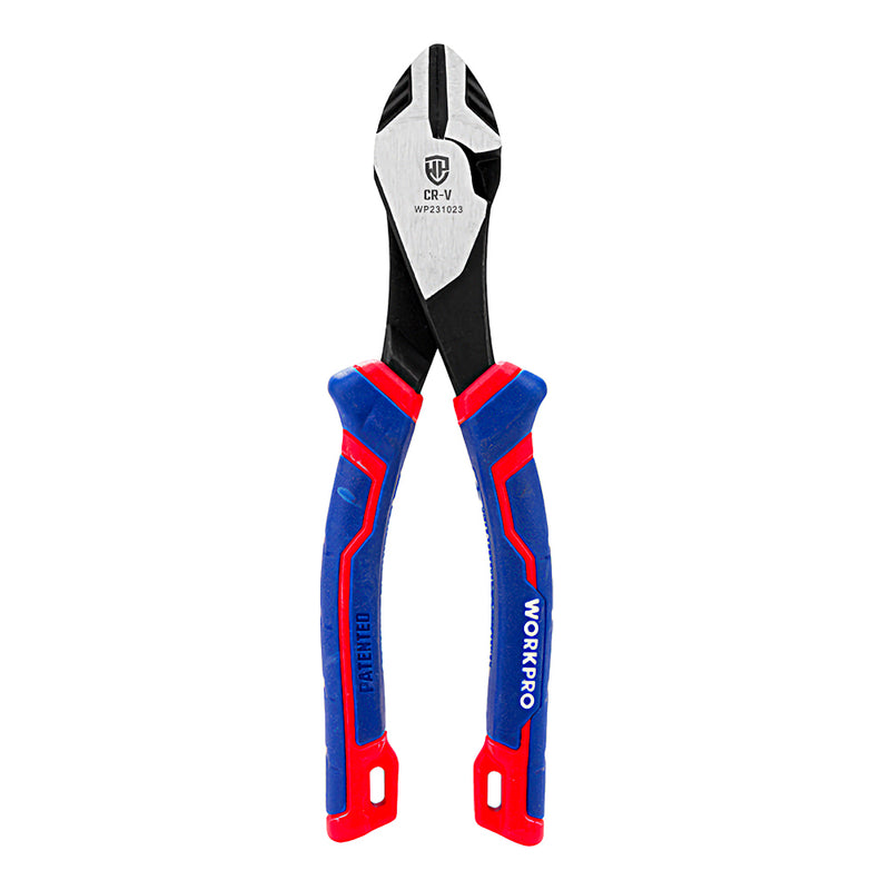 Kìm cắt cao cấp bằng thép CR-V, tay cầm bằng nhựa chống trượt dài 7 inch (180mm) Workpro WP231023