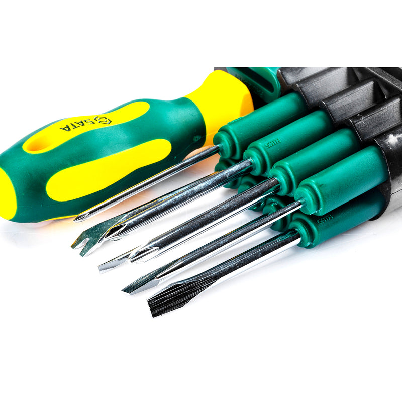 Bộ tua vít kết hợp đầu móc, nạy 10 chi tiết SATA 09345