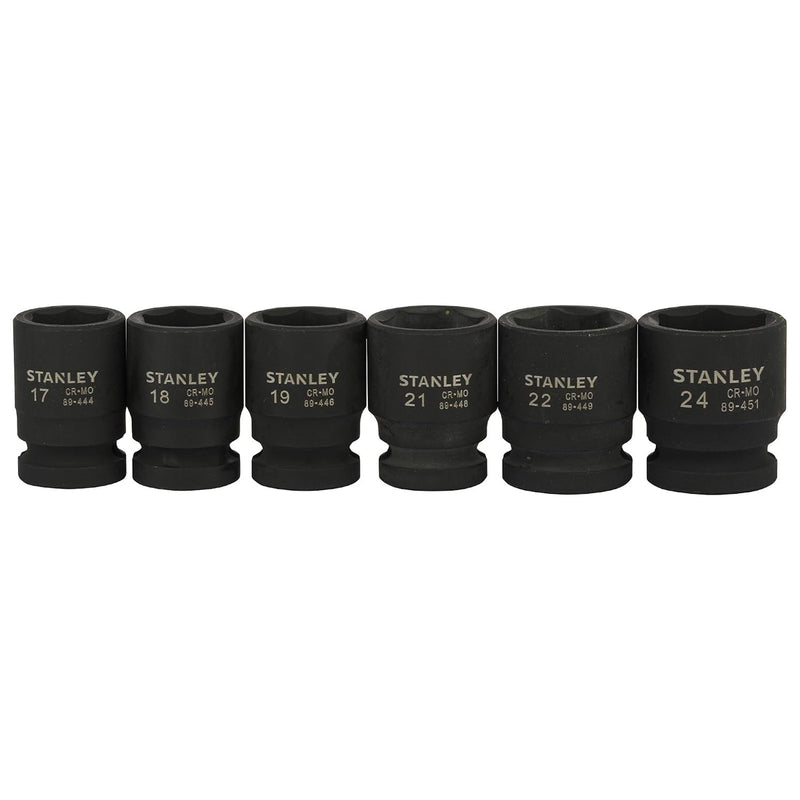 Bộ đầu tuýp cốt 1/2 inch, 13 chi tiết Stanley STMT73916-8 kích thước từ 10mm - 24mm