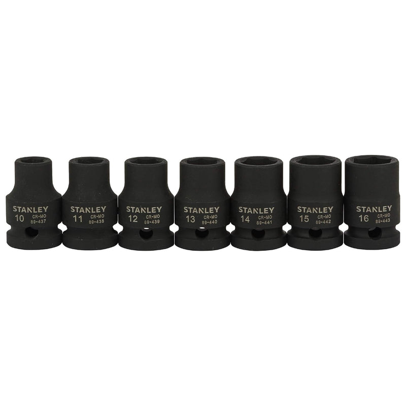 Bộ đầu tuýp cốt 1/2 inch, 13 chi tiết Stanley STMT73916-8 kích thước từ 10mm - 24mm