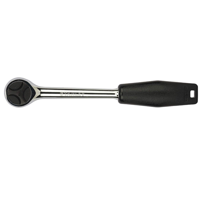 Cần siết tự động cốt 1/2 inch Stanley 1-86-397 đầu tròn mạ Chrome cán bọc nhựa màu đen chống trượt
