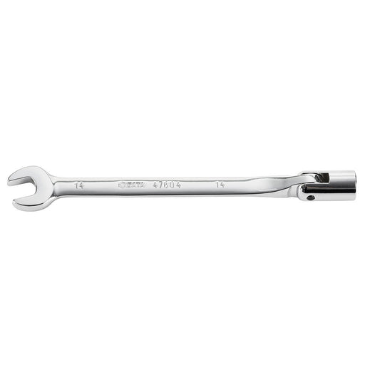 Cờ lê miệng tuýp lắc léo SATA 14mm, thép Cr-V mạ chrome, dùng cho không gian hẹp
