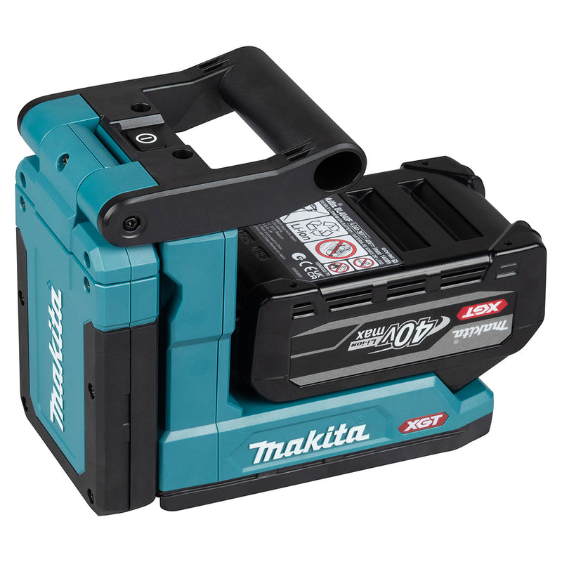 Đèn LED chiếu sáng, có đế từ Makita ML013G dùng Pin 40Vmax XGT