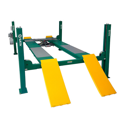Cầu nâng 4 trụ SATA AE5202-3 4.5 tấn chuyên dụng căn chỉnh bánh xe, nâng hạ ổn định, an toàn cao