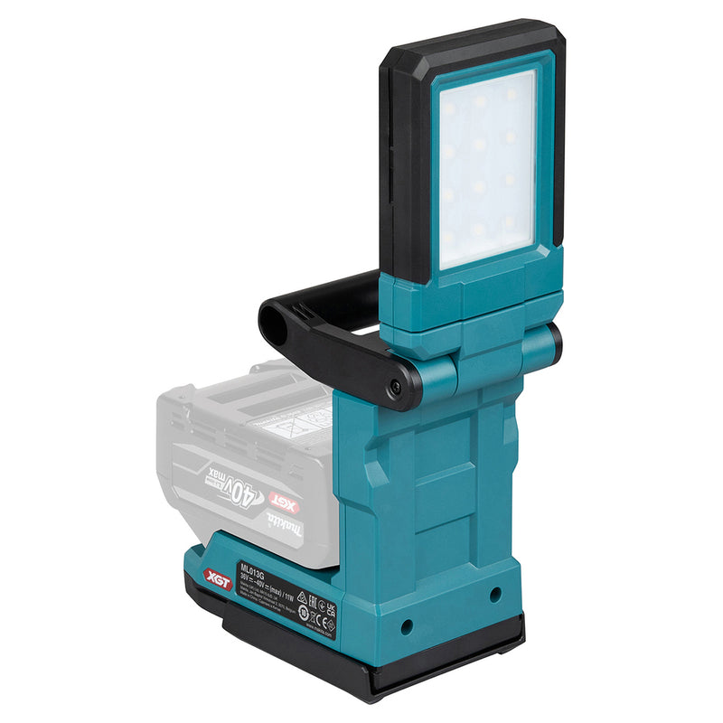 Đèn LED chiếu sáng, có đế từ Makita ML013G dùng Pin 40Vmax XGT