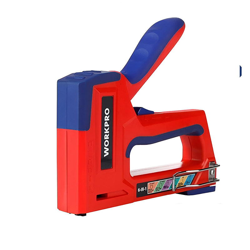 Kìm bấm đinh ghim đa năng 6 chức năng, có thể dùng nhiều loại đinh ghim Workpro WP223002