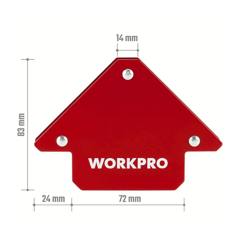 Ê ke góc 4 hướng có nam châm dùng trong ngành hàn Workpro